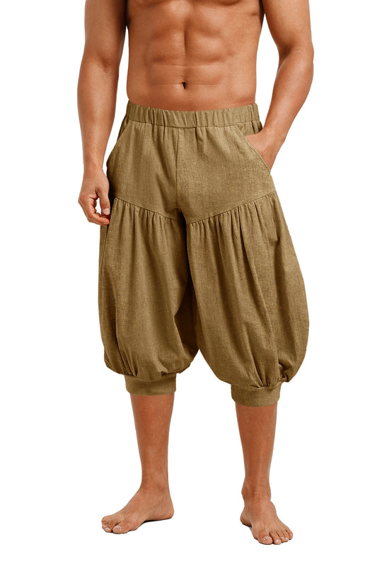 Runcati Camel Pirate Casual Pants