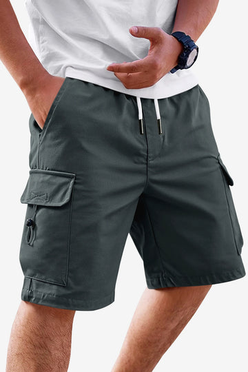 Runcati Dark Gray Cargo Shorts