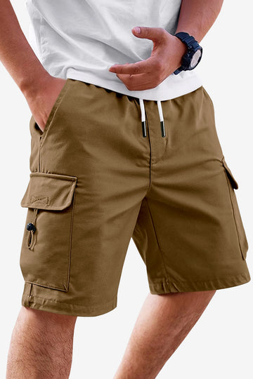 Runcati Dark Khaki Cargo Shorts
