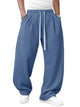 Runcati Gray Blue Casual Sweatpants