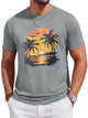 Runcati Gray Short Sleeve T-Shirts