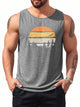 Runcati Gray Tank Tops