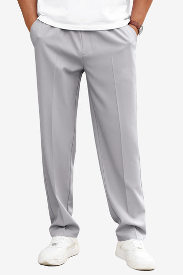 Runcati Grey Drawstring Casual Pants