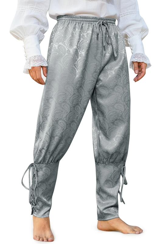 Runcati Grey Medieval Ankle Pants