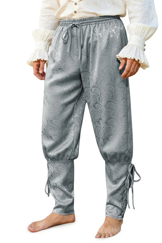 Runcati Grey Medieval Ankle Pants