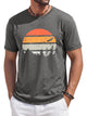 Runcati Grey Short Sleeve T-Shirts