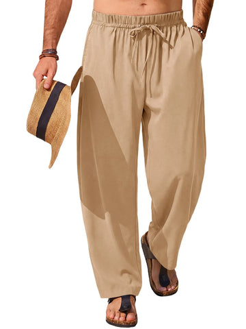Runcati Khaki Baggy Harem Pants