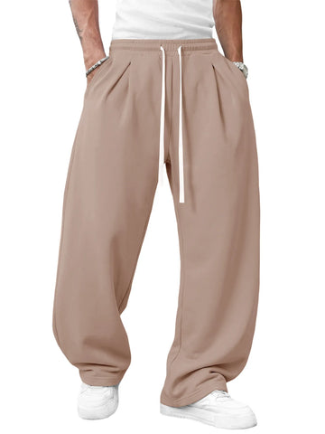Runcati Khaki Casual Sweatpants