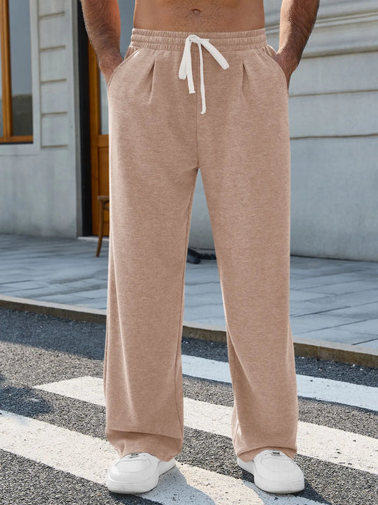 Runcati Khaki Casual Sweatpants