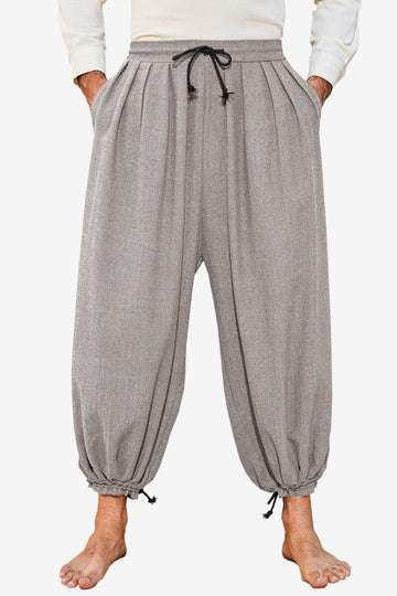 Runcati Khaki Medieval Harem Pants