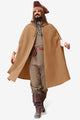 Runcati Khaki Medieval Hooded Cloak