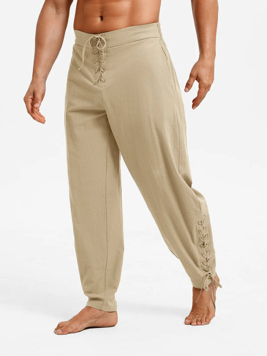 Runcati Khaki Medieval Pirate Pants