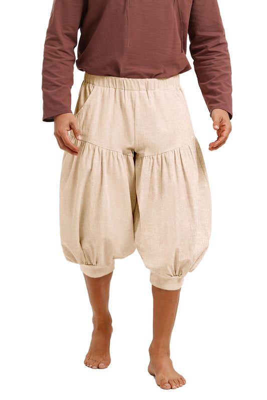 Runcati Khaki Pirate Casual Pants