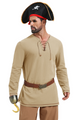 Runcati Khaki Pirate Tunic Shirt