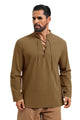 Runcati Khaki Renaissance Pirate Shirt