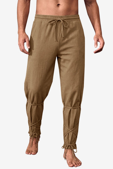 Runcati Khaki Viking Costume Pants