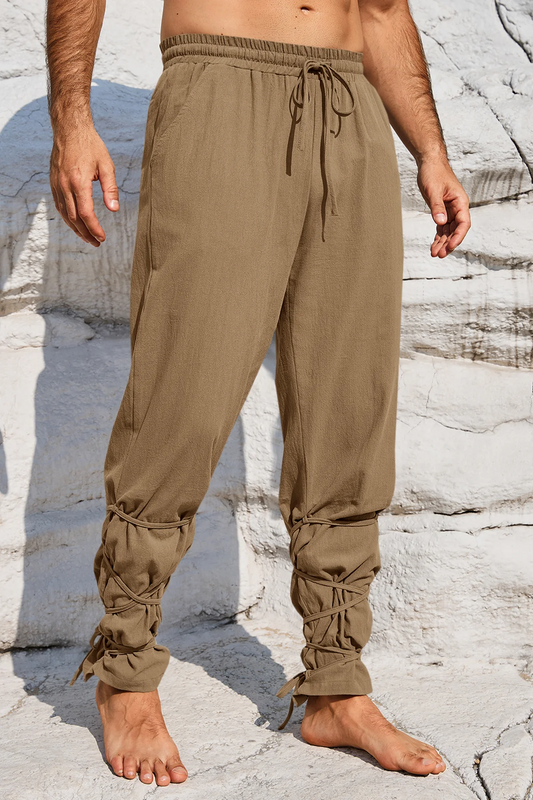 Runcati Khaki Viking Costume Pants