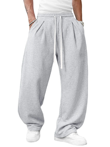Runcati Light Gray Casual Sweatpants