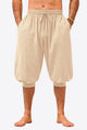 Runcati Mens Apricot Boho Yoga Shorts