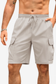 Runcati Mens Apricot Cargo Shorts