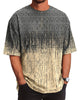 Runcati Mens Apricot Oversized T Shirt