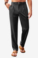 Runcati Mens Black Casual Pants