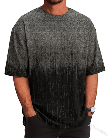 Runcati Mens Black Oversized T Shirt
