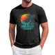 Runcati Mens Black Palm Tree Tee