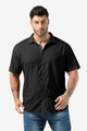 Runcati Mens Black Plus Size Shirts