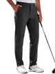Runcati Mens Black Stretch Golf Pants