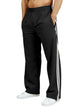 Runcati Mens Black Y2K Parachute Track Pants