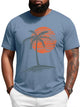 Runcati Mens Blue Big and Tall Shirts