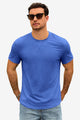Runcati Mens Blue Short Sleeve T-Shirts