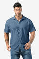Runcati Mens Bluish Grey Plus Size Shirts