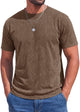 Runcati Mens Brown Acid Wash Tee