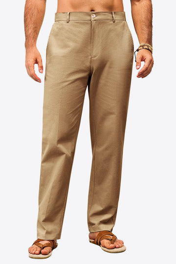 Runcati Brown Linen Pants