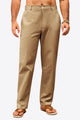 Runcati Brown Linen Pants