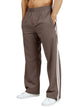 Runcati Mens Brown Y2K Parachute Track Pants