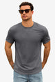 Runcati Mens Dark Grey Short Sleeve T-Shirts
