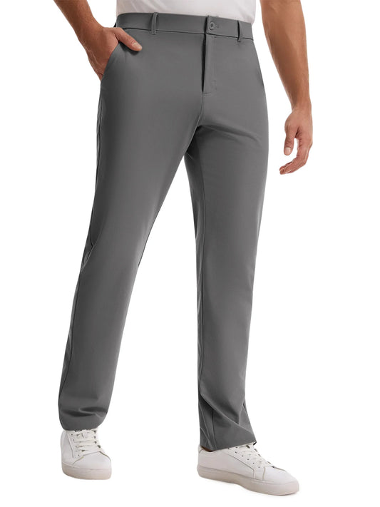 Runcati Mens Gray Quick Dry Golf Pants
