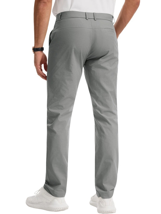 Runcati Mens Gray Quick Dry Golf Pants