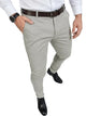 Runcati Mens Gray Slim Work Pants