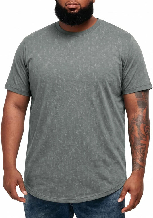 Runcati Mens Grey Big Tall Summer Tee