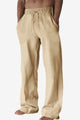 Runcati Mens Khaki Casual Pants
