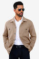 Runcati Mens Khaki Stylish Jacket
