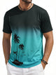 Runcati Mens Lake Green Short Sleeve T-Shirts
