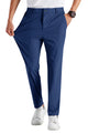 Runcati Mens Navy Blue Golf Pants