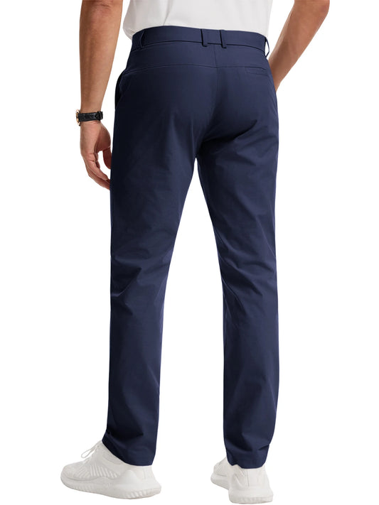 Runcati Mens Navy Casual Golf Pants
