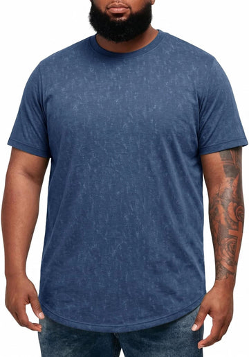 Runcati Mens Navy Casual Short Sleeve Tee