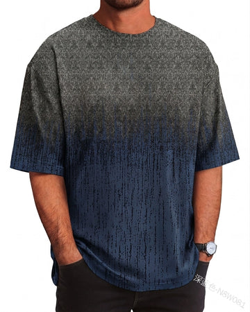 Runcati Mens Navy Oversized T Shirt
